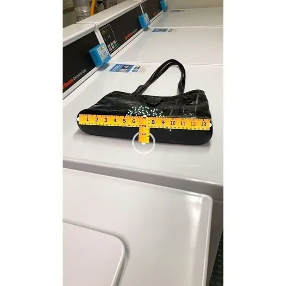 Eel Skin Vintage Black Shoulder Bag EXCELLENT CONDITION - Picture 15 of 17